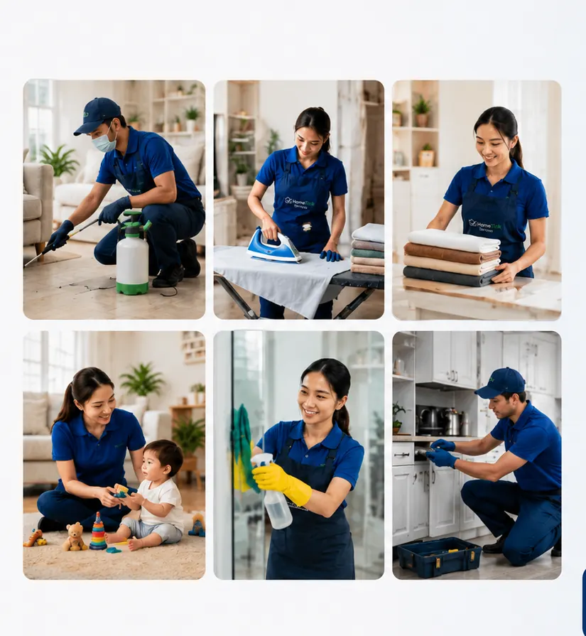HomeTick home cleaning service Dubai